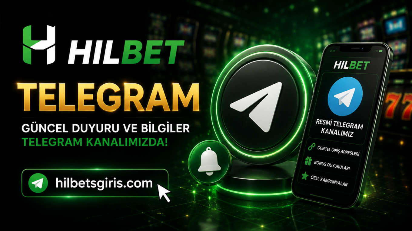 Hilbet telegram kanalını sürekli açık tutmaktadır. Böylece üyelere yeni ve güncel bilgileri sunuyor.
